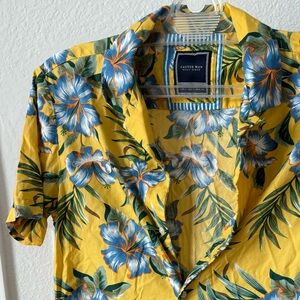 Cactus Man Floral Button Down